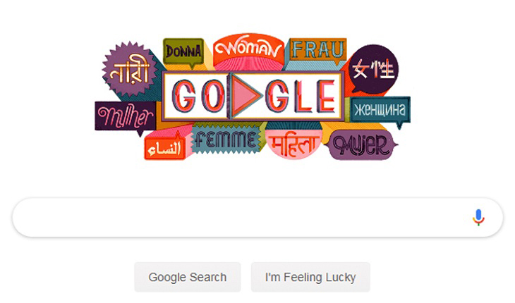 নারী দিবসে গুগলে বিশেষ ডুডল