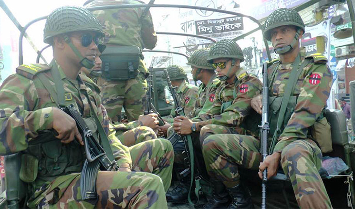 অপপ্রচারের মাধ্যমে সেনাবাহিনীর সুনাম ক্ষ