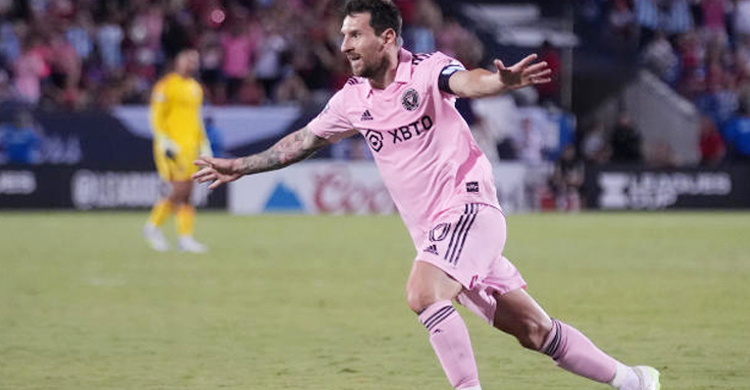 মেসির জোড়া গোলের পর টাইব্রেকারে জিতলো ইন