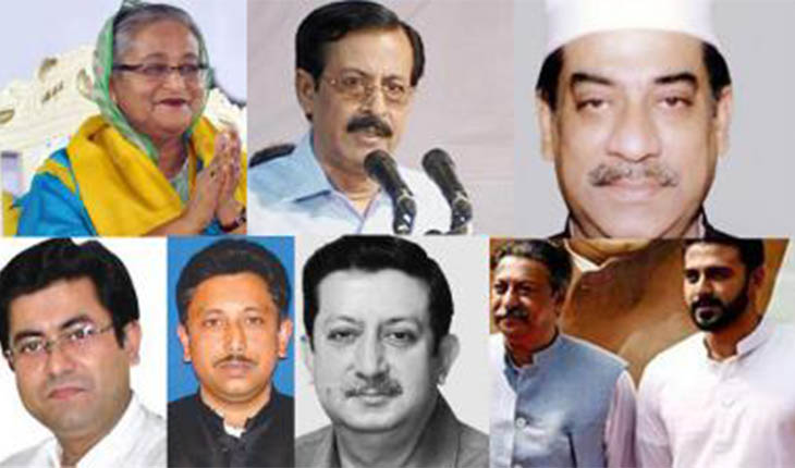 ভোটের মাঠে বঙ্গবন্ধুর মেয়ে-ভাগনে-ভাইপো-ন