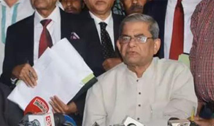 আলোচনায় বিএনপি সন্তুষ্ট নয়: ফখরুল