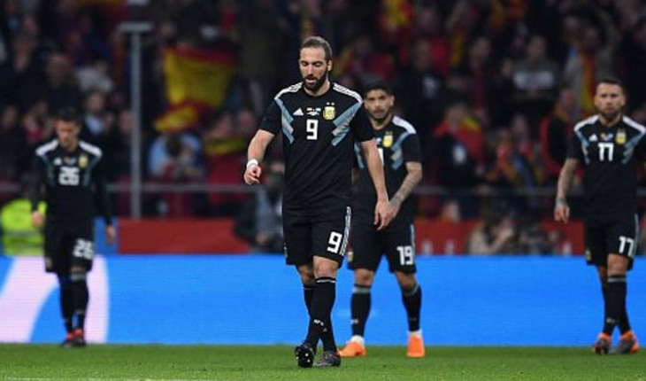 স্পেনের কাছে ৬-১ গোলে হেরে গেল আর্জেন্টি