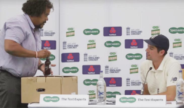 বিদায়ী উপহার হিসেবে কুক পেলেন ৩৩ বোতল বি