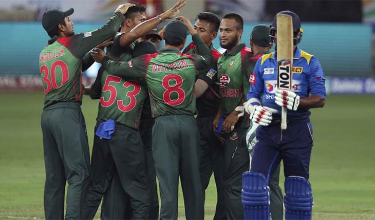 শ্রীলঙ্কার বিপক্ষে দুর্দান্ত জয় বাংলাদেশ