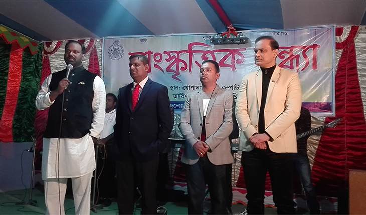 গোপালপুরে থানায় জমকালো সাংস্কৃতিক সন্ধ্য
