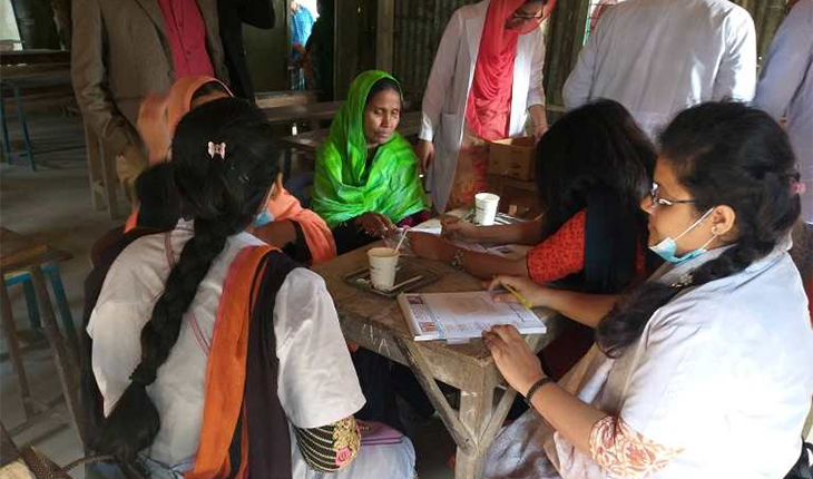 মির্জাপুরে ফ্রি ডেন্টাল ও ফিজিও হেলথ ক্য