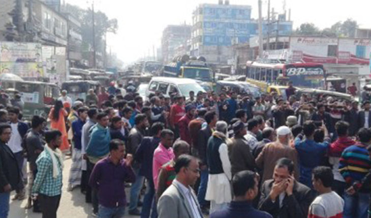 ঘাটাইলে সাবেক এমপি রানার মুক্তির দাবিতে