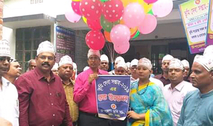 ঘাটাইলে জাতীয় ভূমি সেবা সপ্তাহের উদ্বোধন