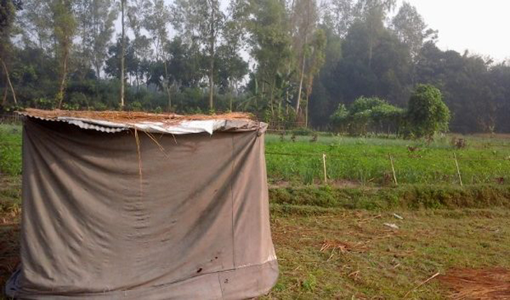 চুরি ঠেকাতে রাত জেগে পেঁয়াজ ক্ষেত পাহারা