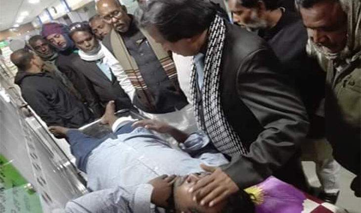 বাগাতিপাড়ায়  সড়ক দুর্ঘটনায় সাংবাদিক আহত