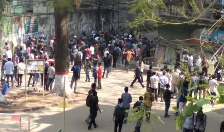 প্রেম নিবেদন নিয়ে জবিতে ছাত্রলীগের দুই গ