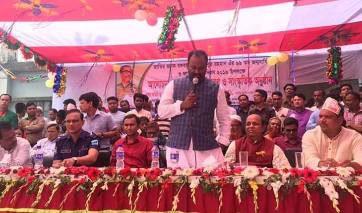 গোপালপুরে জাতির জনক বঙ্গবন্ধু শেখ মুজিবু