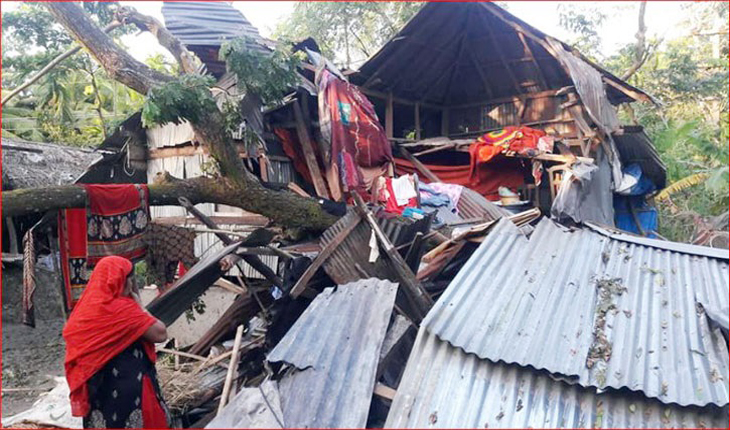 ঘূর্ণিঝড় বুলবুলের ক্ষতিগ্রস্তদের পাশে নে