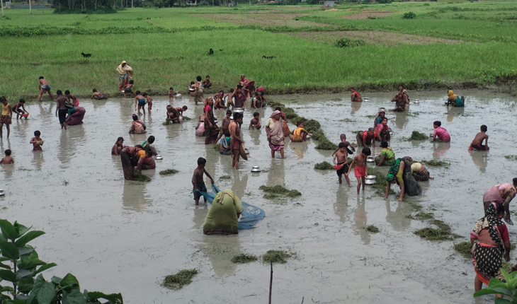 জল কাঁদায় মাছ ধরার উৎসব