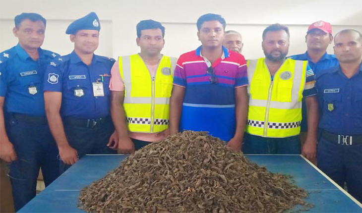 বেনাপোলে সাড়ে ১৫ কেজি গাঁজা উদ্ধার