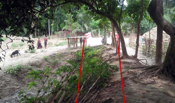 শিরিষকাঠ খালে অবশেষে রাস্তা হচ্ছে