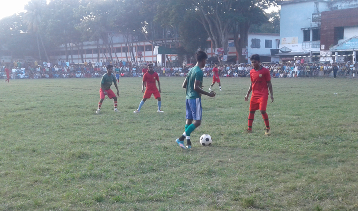 ভূঞাপুরে বঙ্গবন্ধু গোলকাপ ফুটবল টুর্নামে