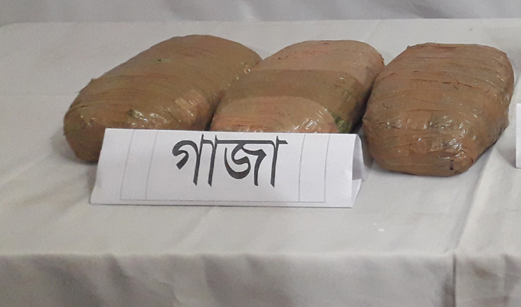 বেনাপোল আমড়াখালী থেকে ৪ কেজি গাজা সহ আটক