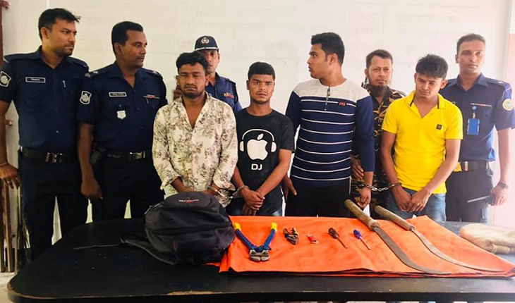 ভোলায় আন্তঃজেলার ডাকাত দলের প্রধান অস্ত্