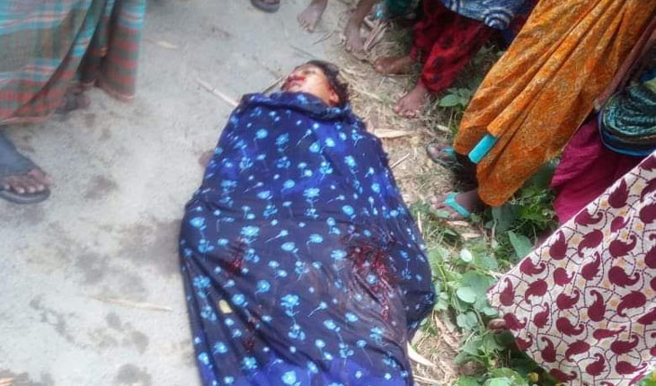 মোটর সাইকেল দুর্ঘটনায় গৃহবধু নিহত