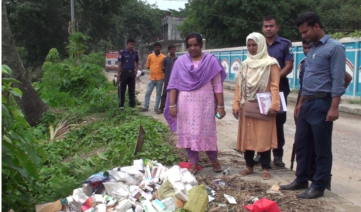 টাঙ্গাইলে ৫ ঔষধ দোকান মালিককে ৩৫ হাজার ট
