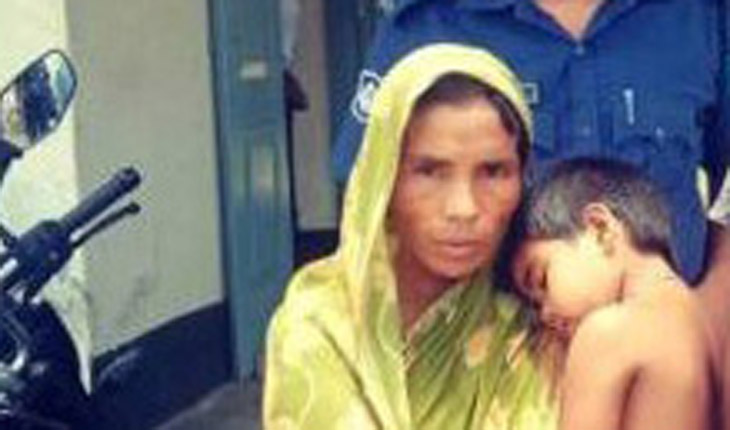 চুরি মামলায় দুই বছরের সন্তানসহ নুরভানু দ