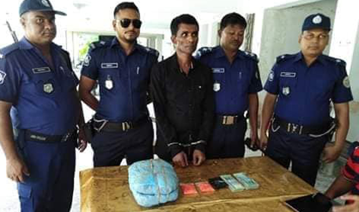 ভোলায় বিপুল পরিমাণ  ইয়াবা ও গাঁজাসহ মাদক