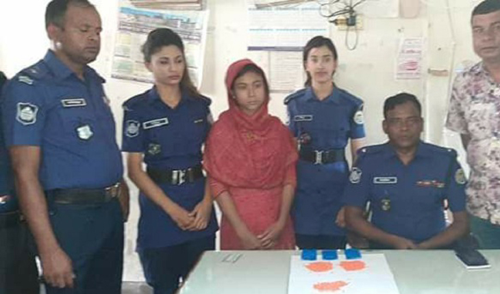 ভোলায়  ইয়াবাসহ সপ্তম শ্রেণীর ছাত্রী গ্রে