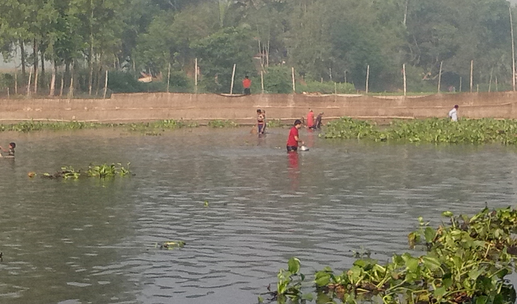 নাগরপুরে বিষ প্রয়োগে মাছ নিধনে পরিবেশের