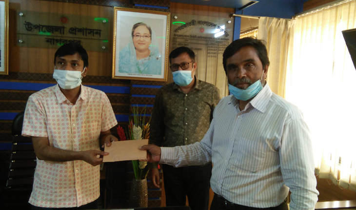 নাগরপুরে ইউএনওর ত্রাণ তহবিলে ৫০ হাজার টা