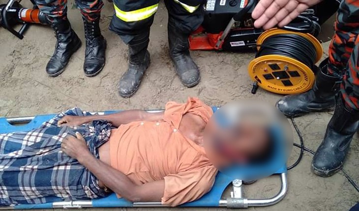 কালিহাতীতে সেফটি ট্যাংকে পড়ে নির্মাণ শ্