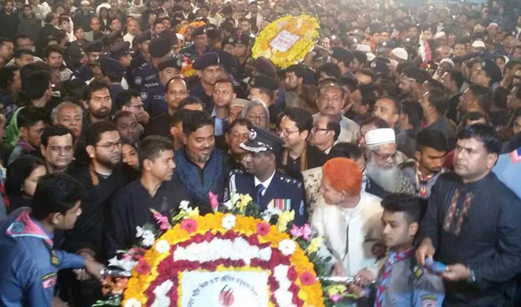 টাঙ্গাইলে একুশের প্রথম প্রহরে ভাষা শহীদদ