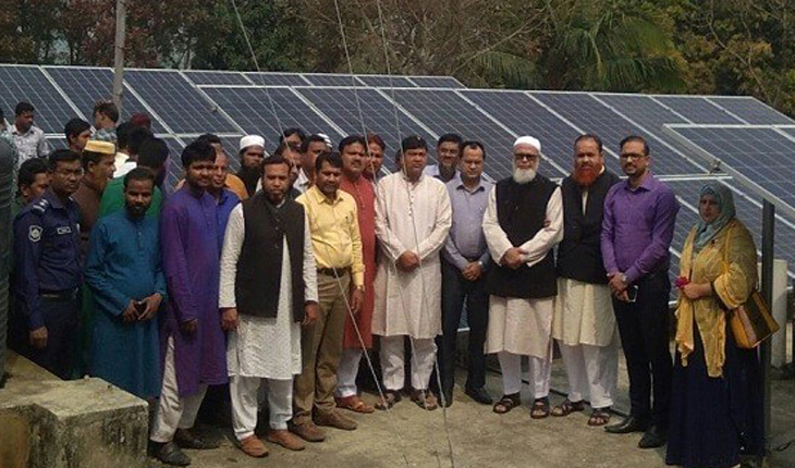ঘাটাইলে ২০ কিলোওয়াট সোলার ইউনিটের উদ্বোধ