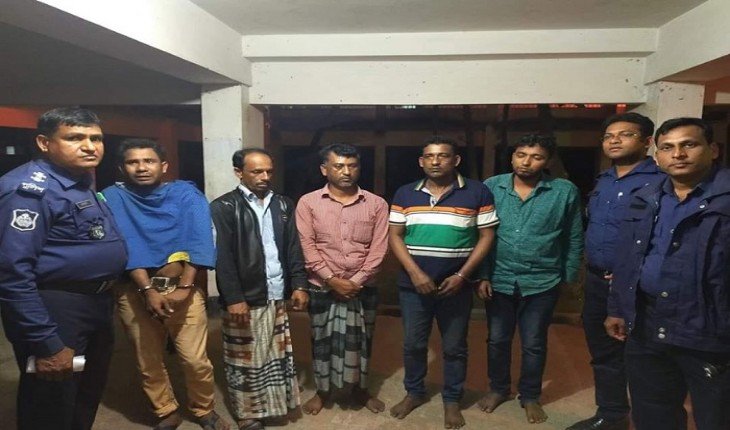 ভোলায় ইয়াবাসহ ৫ মাদক বিক্রেতা গ্রেফতার