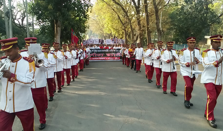ঘাটাইল সেনানিবাসে জাতির পিতার জন্মশতবার্