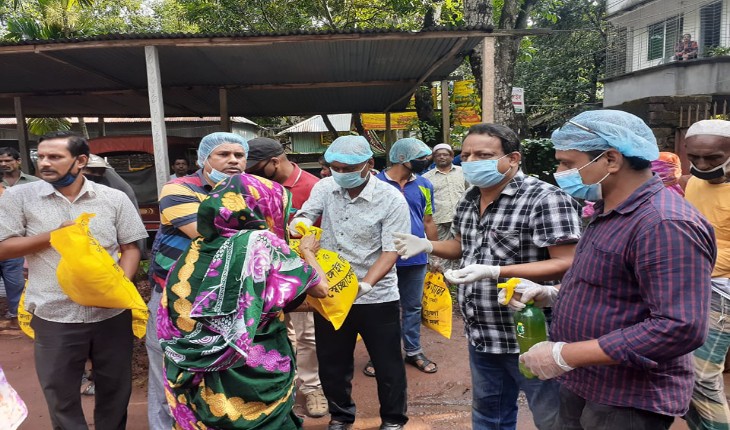 বৃহত্তর আদালত পাড়ায় স্বেচ্ছাসেবক দলের খা