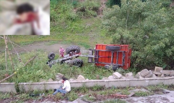 নাগরপুরে ট্রলি উল্টে হেলপার নিহত,চালক আহ