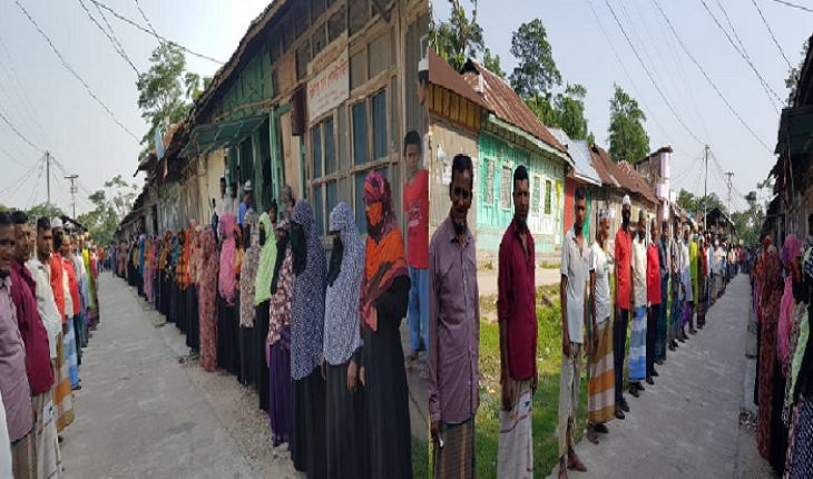 ভোলায় ইউপি সদস্যের বিরুদ্ধে এলাকাবাসীর ম