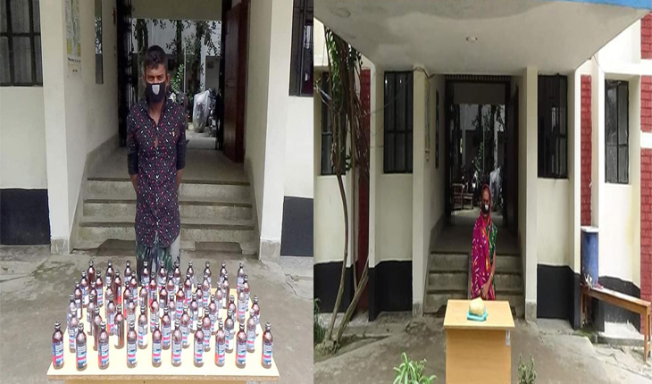 মহেশপুরে ফেনসিডিল ও গাঁজাসহ দু&rsquo;জন গ্রেফত