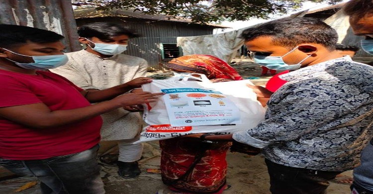 নাগরপুরে হ্যালো ছাত্রলীগ  ঘরে ঘরে পৌছে দ