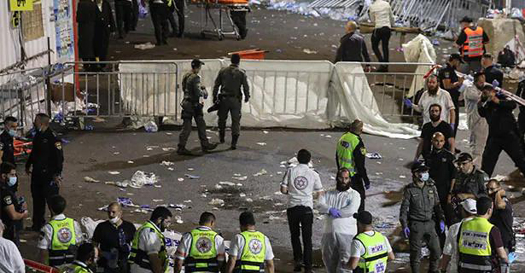 ইসরায়েলে ধর্মীয় উৎসবে পদদলিত হয়ে নিহত