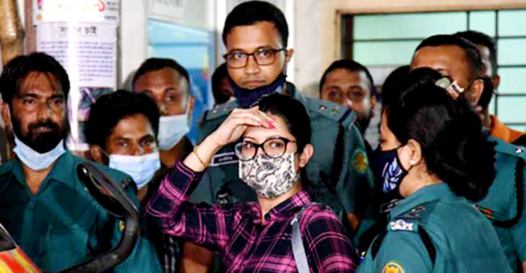 পরীমনি চার দিনের রিমান্ডে