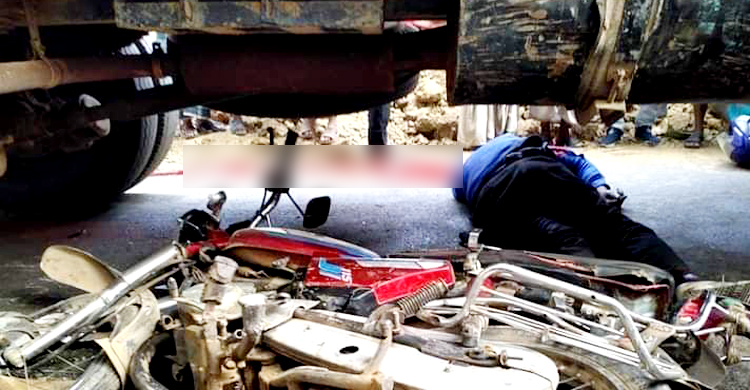 টাঙ্গাইলে ট্রাক-মোটরসাইকেল সংঘর্ষে নিহত