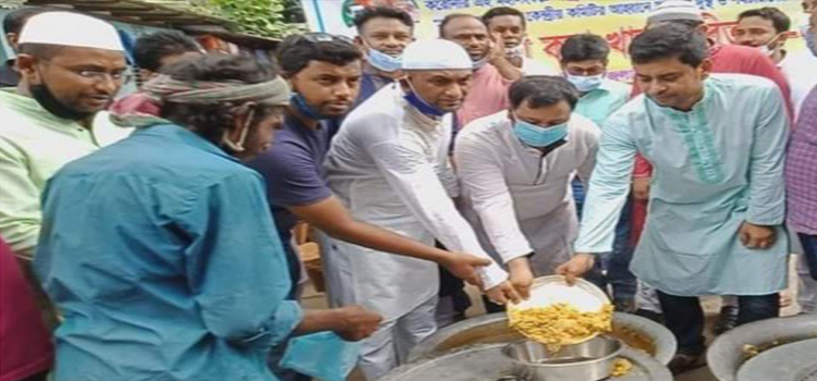 টাঙ্গাইল জেলা যুবলীগের উদ্যোগে অসহায় দুস