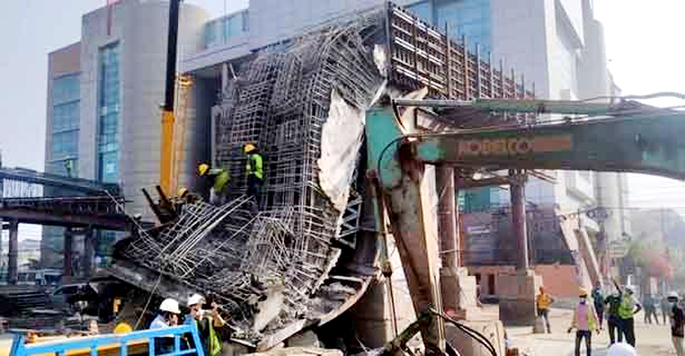 বিমানবন্দরে গার্ডার ধস, চীনা নাগরিকসহ আহ