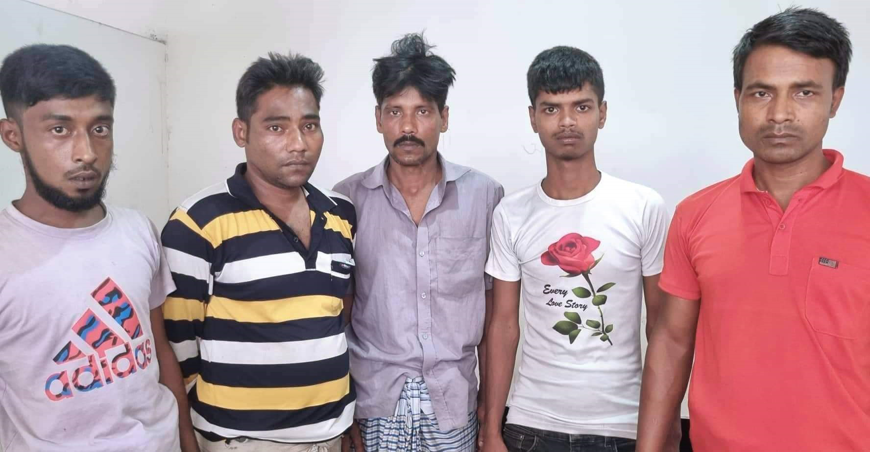 গোপালপুরে চোর চক্রের ৫ সদস্য আটক