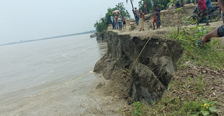 নাগরপুরে যমুনায় শুরু হয়েছে ভাঙ্গন