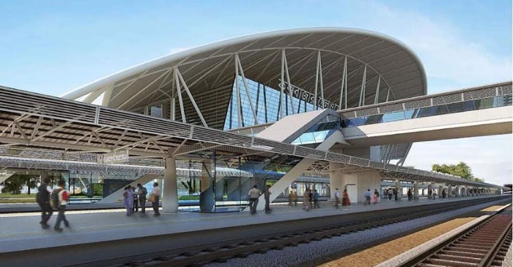 কক্সবাজারে দৃশ্যমান প্রথম আইকনিক রেলস্টে