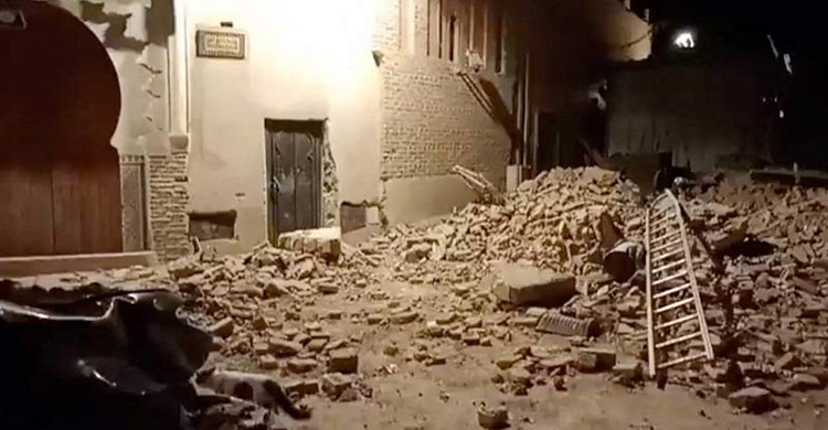 মরক্কোর ভূমিকম্পে প্রাণহানি ৬০০ ছাড়িয়েছে