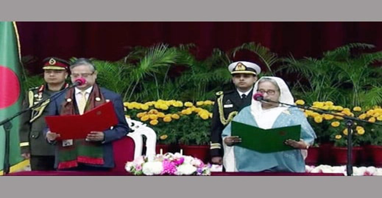 শেখ হাসিনা ঐতিহাসিক ৫ম মেয়াদে প্রধানমন্ত